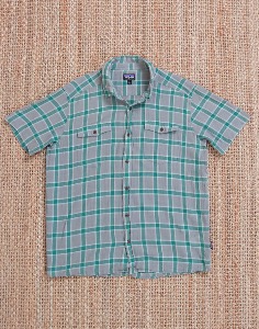 Patagonia Steersman Organic Cotton Half Shirt  ( L size )