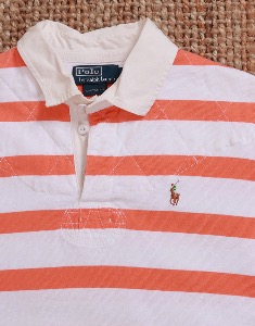 POLO RALPH LAUREN RUGBY SHIRTS (  Custom Fit , L size  )