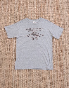 BARNS OUT FITTERS _ ANNUAL LAGUNA BEACH SURFING COAST T-Shirt  ( Made in U.S.A. , L size )