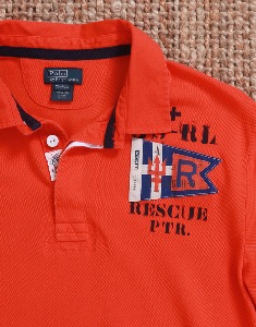 Polo Ralph Lauren U.S.COASTAL PATROL Pique Shirt  ( Man&#039;s S~M size )