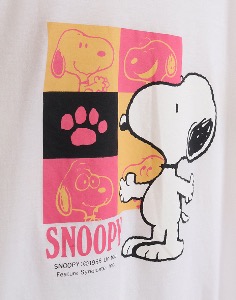 80&#039;s Peanuts SNOOPY Vintage Single Stitch T-Shirt ( Made in JAPAN , L size )