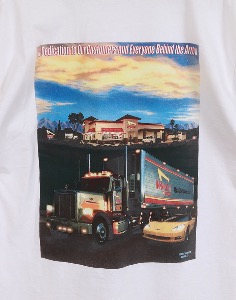 2006&#039;s IN-N-OUT BUGER _ MIKE RIDER ART WORK  T-Shirt ( L size )