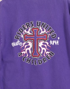 Riders United 4 Children Promo Vintage T-Shirt (  Hanes L size )