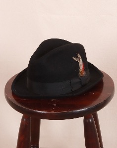 Vintage Wool Fedora ( Made in U.S.A. L size )