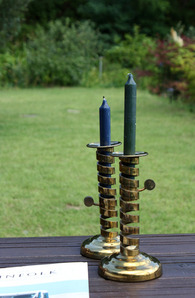Hand Made Candle Stick SET  ( Made in ENGLAND )