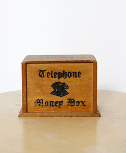 Telephone Money Box ( 1960s  , Made in ENGLAND  )